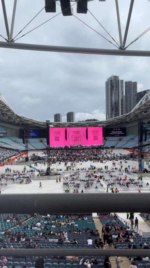 Accor Stadium, section: 318, row: 1, seat: 64