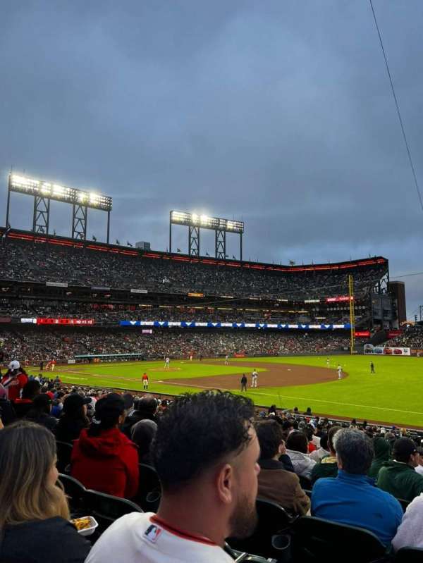 Oracle Park, section: 103, row: 26, seat: 19