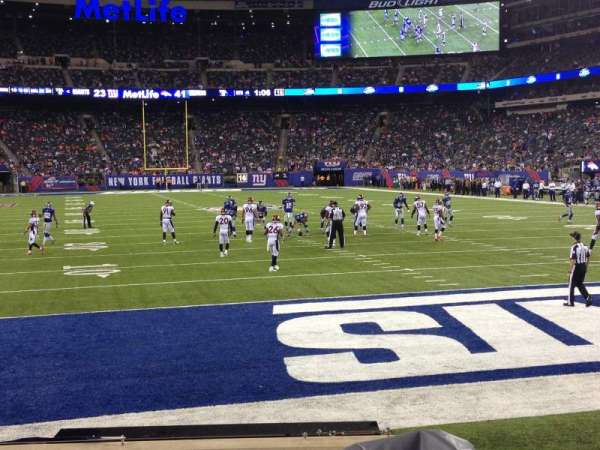 Metlife Stadium, section: 128, row: 3, seat: 6