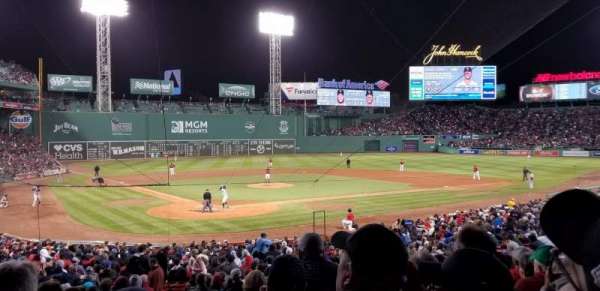 Fenway Park, section: Grandstand 19, row: 2, seat: 8