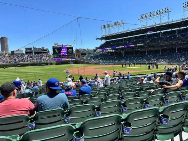 Wrigley Field, section: 108, row: 10, seat: 2