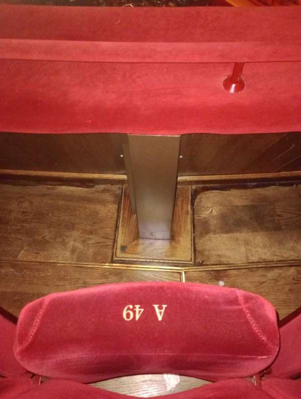 Royal Opera House, section: Amphitheatre, row: A, seat: 49
