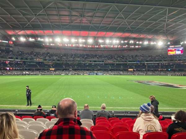 Marvel Stadium, section: L1-39, row: J, seat: 29