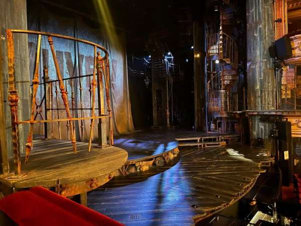 Gielgud Theatre, section: Stalls, row: Box A, seat: 1