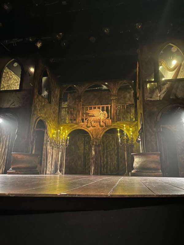 Charing Cross Theatre, section: Stalls, row: A, seat: 14