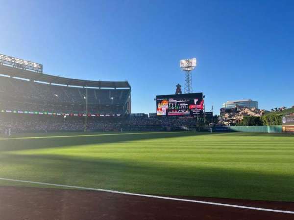 Angel Stadium, section: 130, row: A, seat: 15
