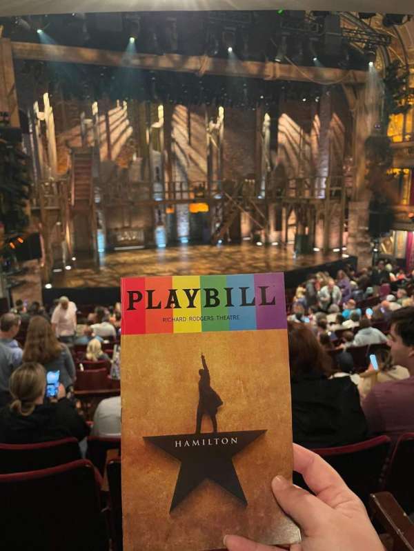 Richard Rodgers Theatre, section: Orchestra L, row: Q, seat: 9