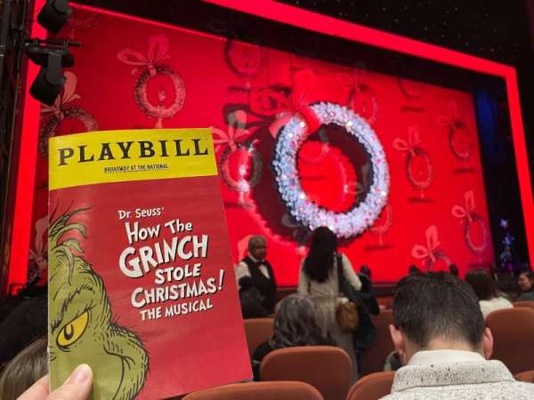 National Theatre, DC, section: Orchestra L, row: F, seat: 5 & 7