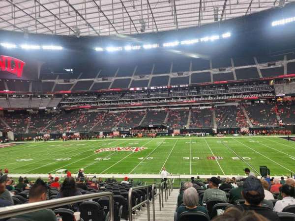 Allegiant Stadium, section: C132, row: 21, seat: 1