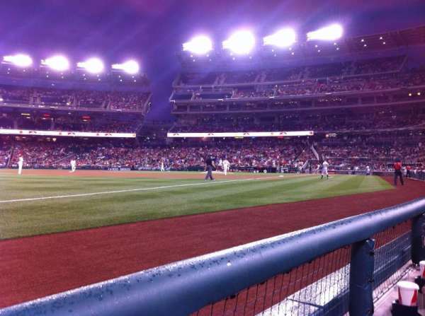 Nationals Park, section: 111, row: A, seat: 12