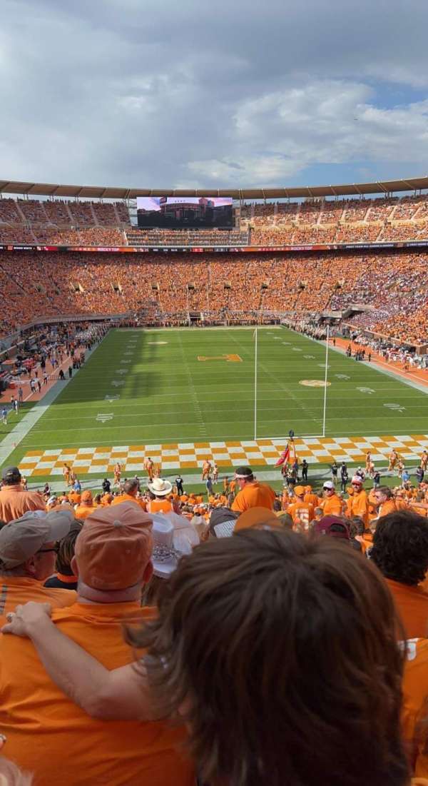 Neyland Stadium, section: M, row: 49, seat: 9