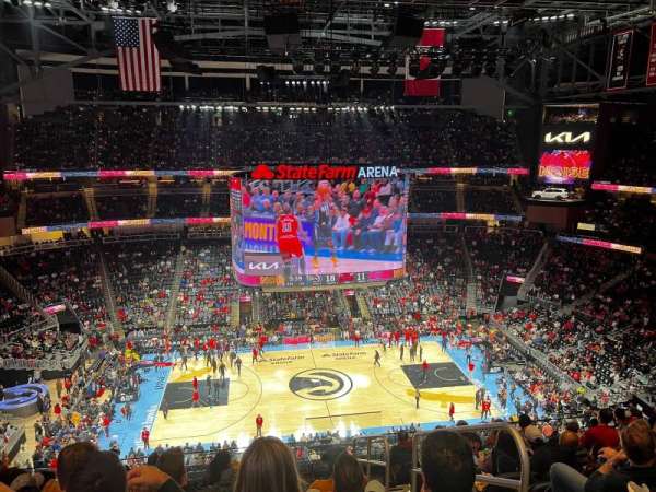 State Farm Arena, section: 210, row: J, seat: 2