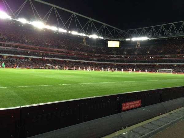 Emirates Stadium, section: 20, row: 1, seat: 604