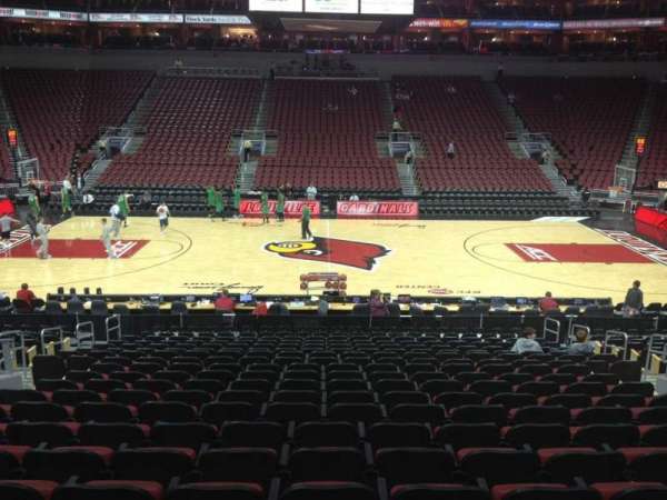 KFC Yum! Center, section: 116, row: V, seat: 10