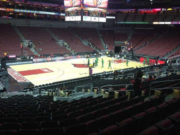 KFC Yum! Center, section: 108, row: Z, seat: 13