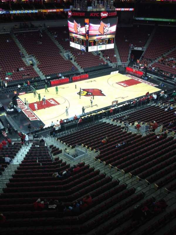 KFC Yum! Center, section: 325, row: A, seat: 12