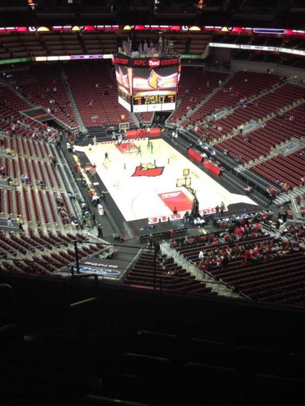 KFC Yum! Center, section: 317, row: F, seat: 2