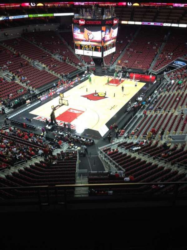 KFC Yum! Center, section: 313, row: C, seat: 10