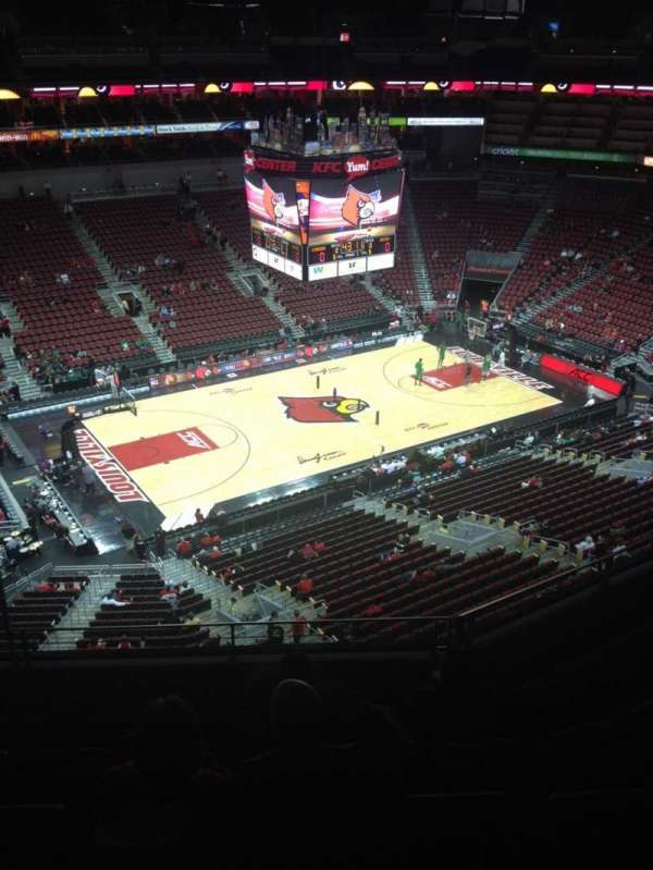KFC Yum! Center, section: 310, row: F, seat: 12