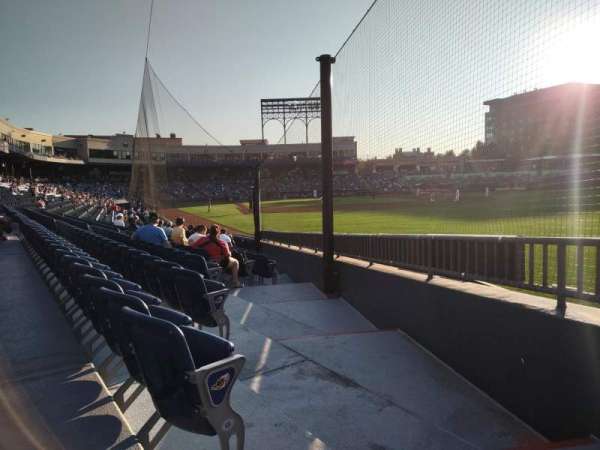 7 17 Credit Union Park, section: 1, row: A, seat: 1