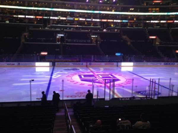 Crypto.com Arena, section: 112, row: 17, seat: 1