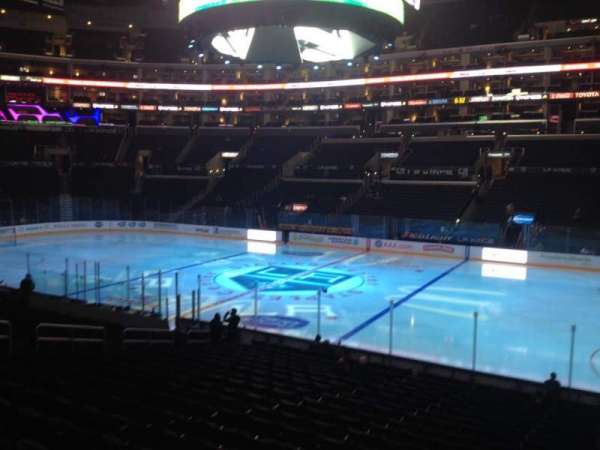 Crypto.com Arena, section: 110, row: 20, seat: 1