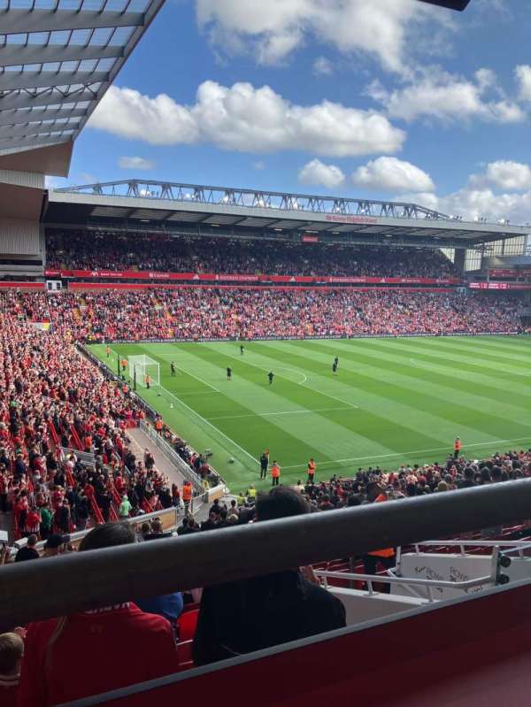 Anfield, section: L1, row: D43, seat: 28