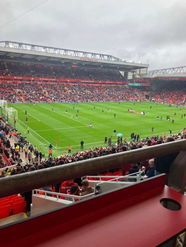 Anfield, section: L1, row: D43, seat: 28
