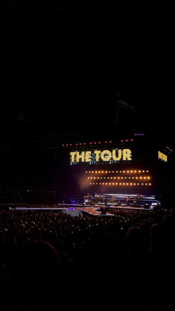 The O2, London, section: 110, row: H, seat: 306
