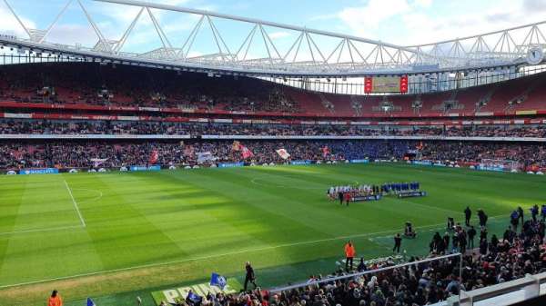 Emirates Stadium, section: B43, row: 2, seat: 58