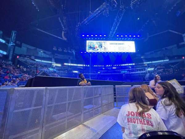 Bridgestone Arena, section: Floor 4, row: 4, seat: 7