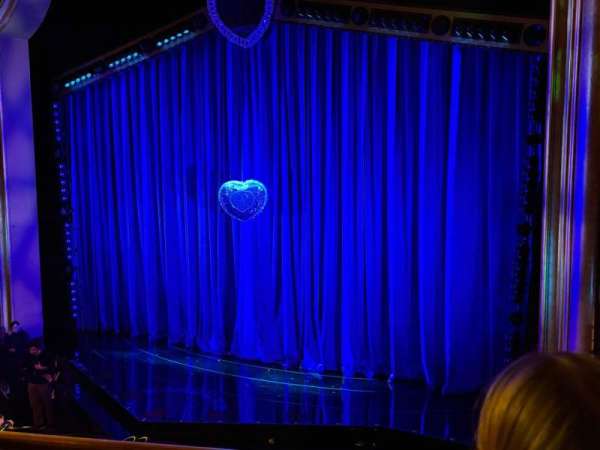 St. James Theatre, section: Mezzanine R, row: B, seat: 12