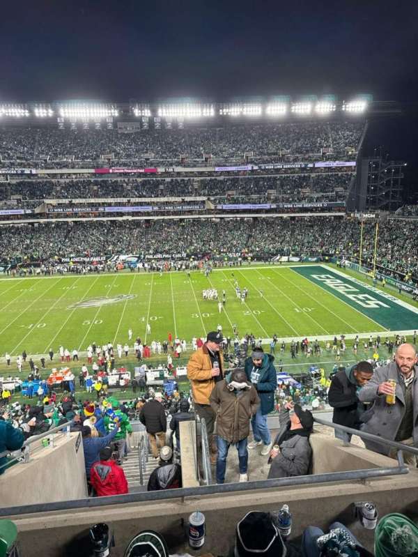Lincoln Financial Field, section: C22, row: 12, seat: 3