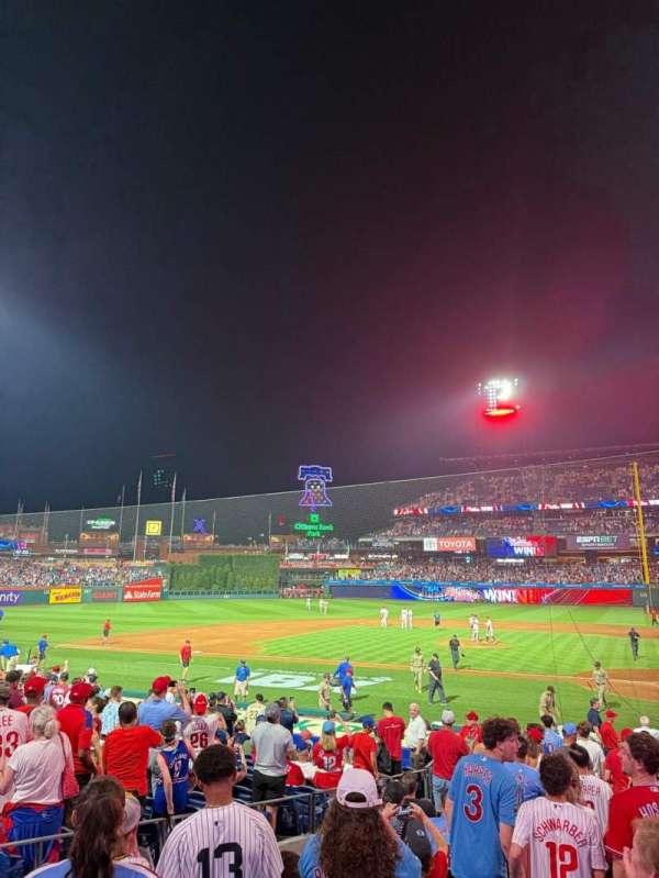 Citizens Bank Park, section: Diamond Club A, row: 18, seat: 6