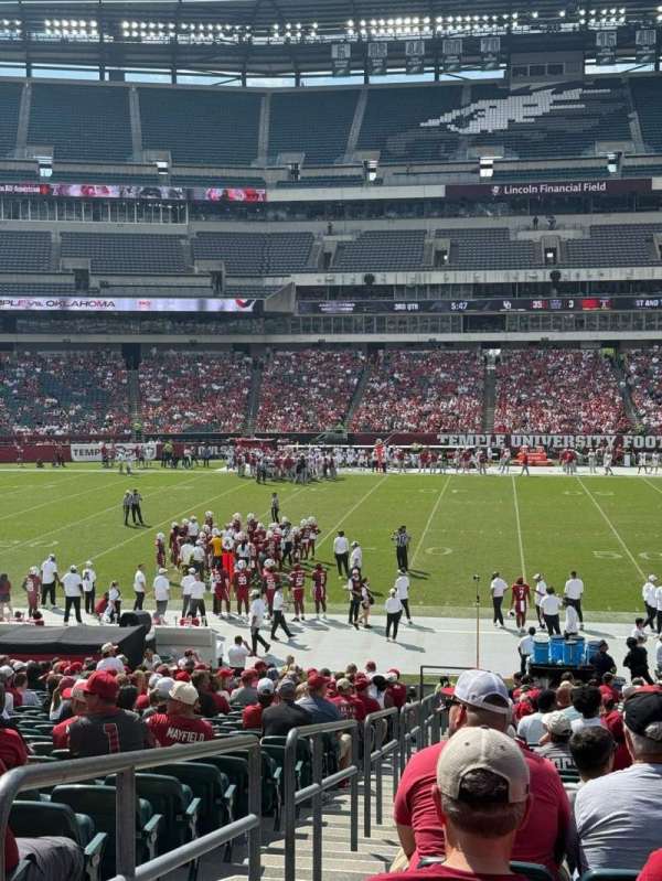 Lincoln Financial Field, section: 120, row: 29, seat: 24