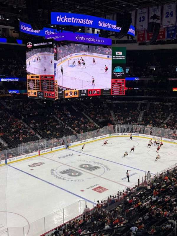 Xfinity Mobile Arena, section: 222A, row: 2, seat: 1