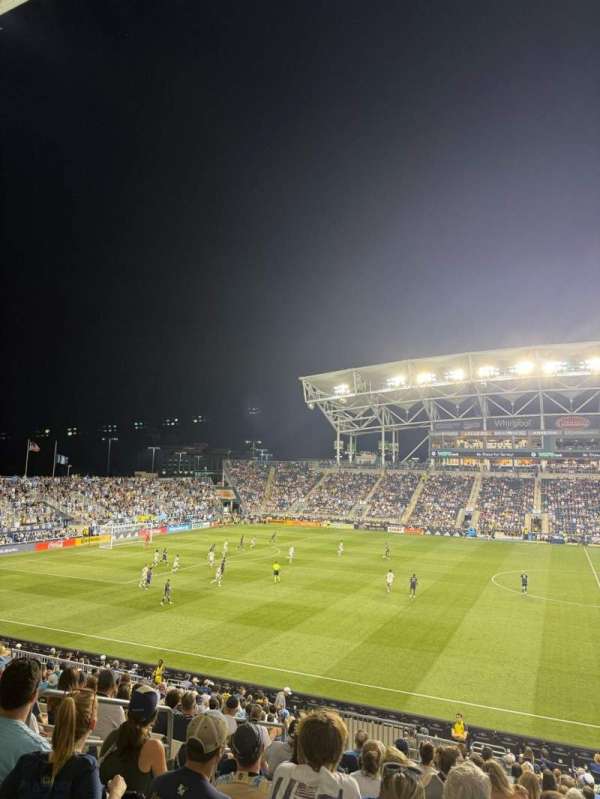 Subaru Park, section: 127, row: X, seat: 19