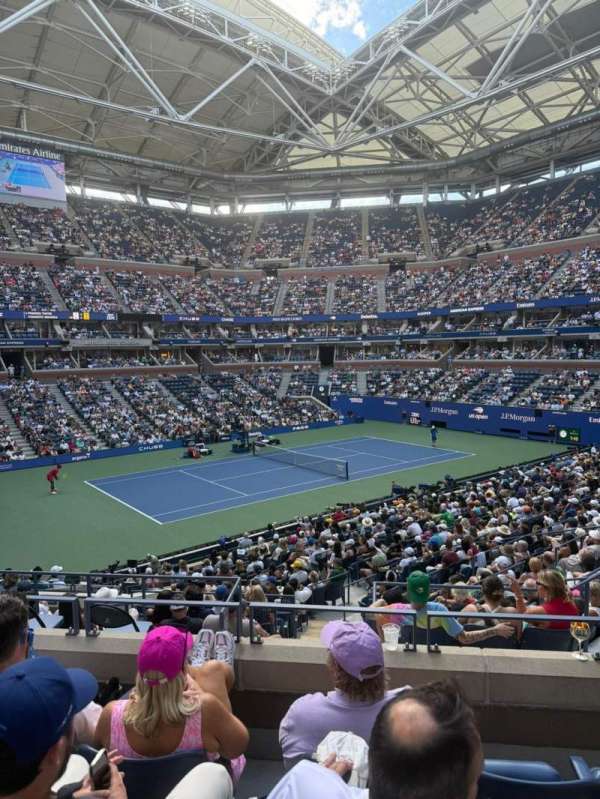 Arthur Ashe Stadium, section: S-105, row: 3, seat: 1