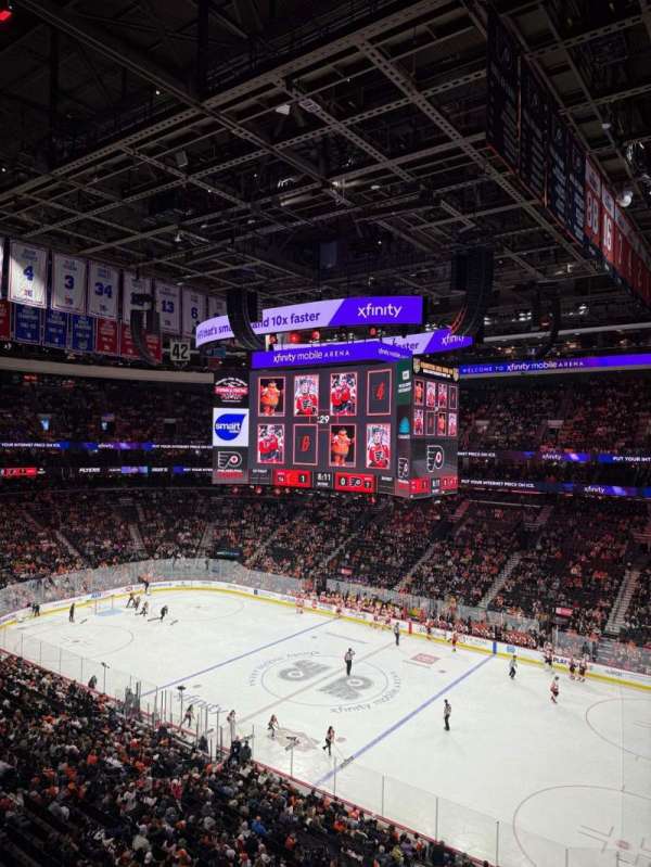 Xfinity Mobile Arena, section: 215, row: 1, seat: 23
