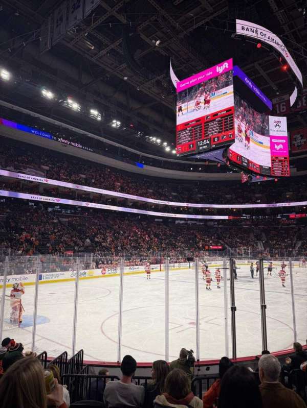 Xfinity Mobile Arena, section: 121, row: 11