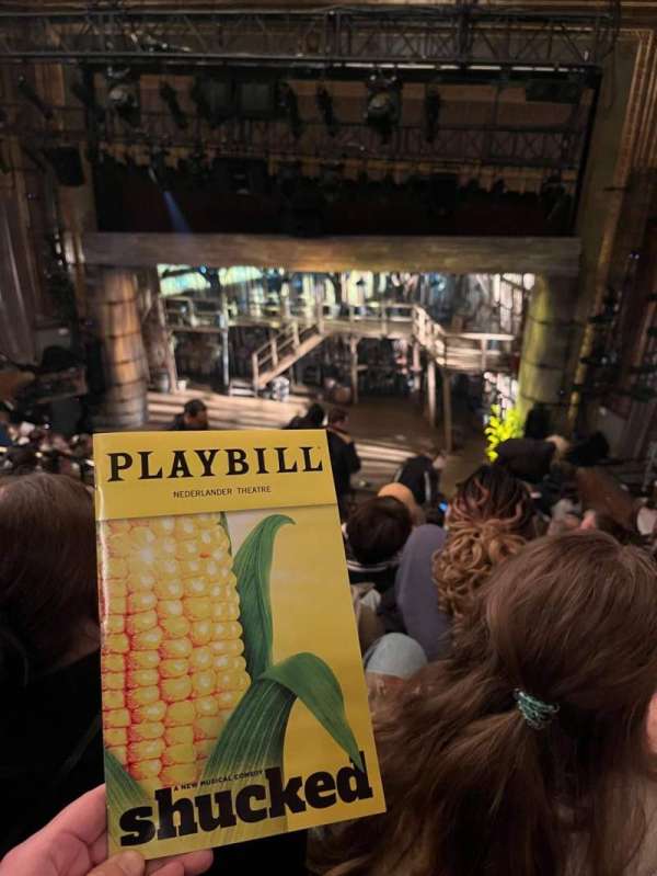 Nederlander Theatre, section: Mezzanine R, row: M, seat: 6