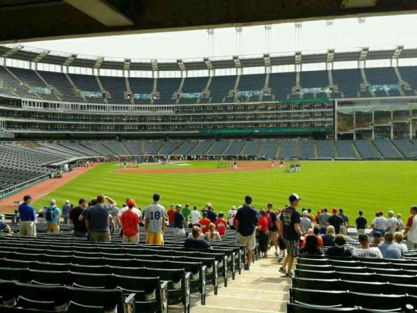 Progressive Field, section: 109, row: KK, seat: 24