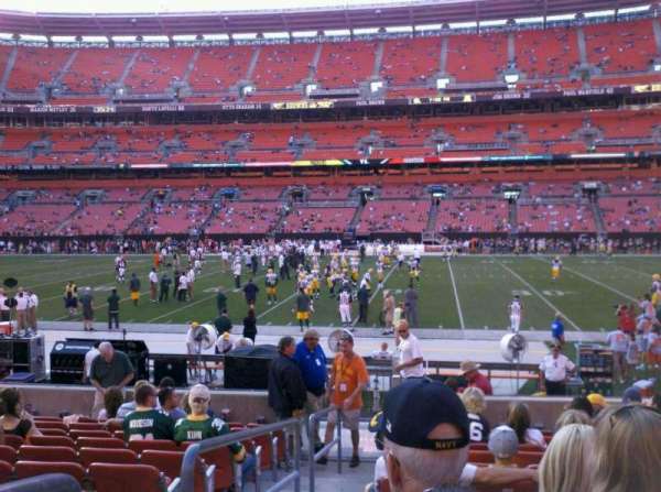 Huntington Bank Field, section: 110