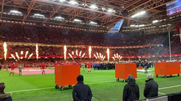 Principality Stadium, section: L11, row: 2, seat: 21