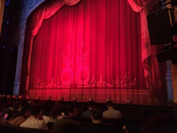 Hudson Theatre, section: Orchestra C, row: F, seat: 121