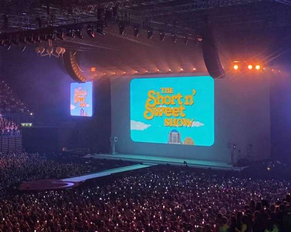 Utilita Arena Birmingham, section: 3 Upper, row: AA, seat: 3