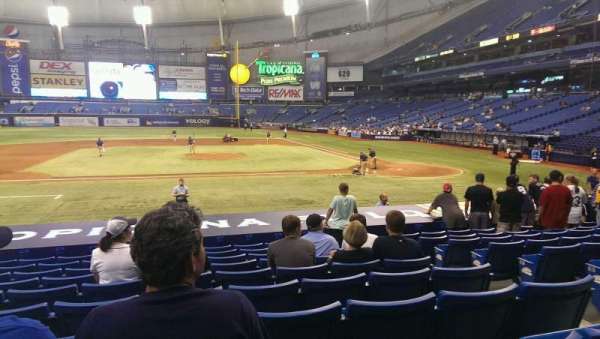 Tropicana Field, section: 113, row: u, seat: 5