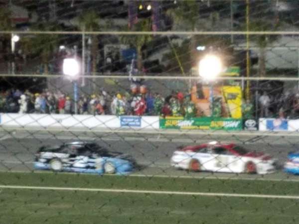 Daytona International Speedway, section: axalta, row: 3, seat: 22