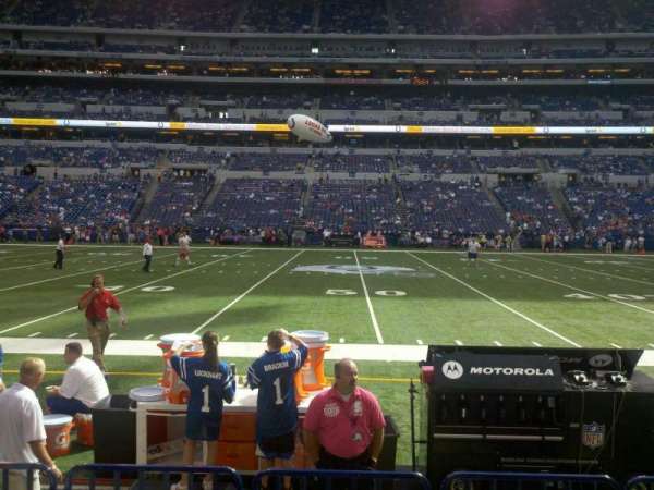 Lucas Oil Stadium, section: 140, row: 4, seat: 15
