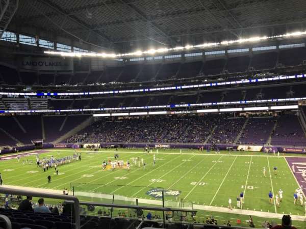 U.S. Bank Stadium, section: 128, row: 9, seat: 22